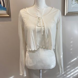 Cardigan & tank top set